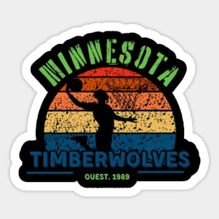 timberwolves Sticker